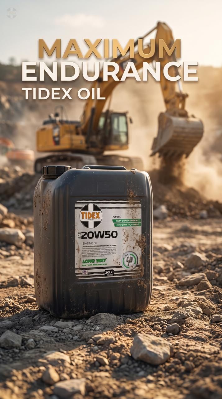 TIDEX 20W50 at a construction site